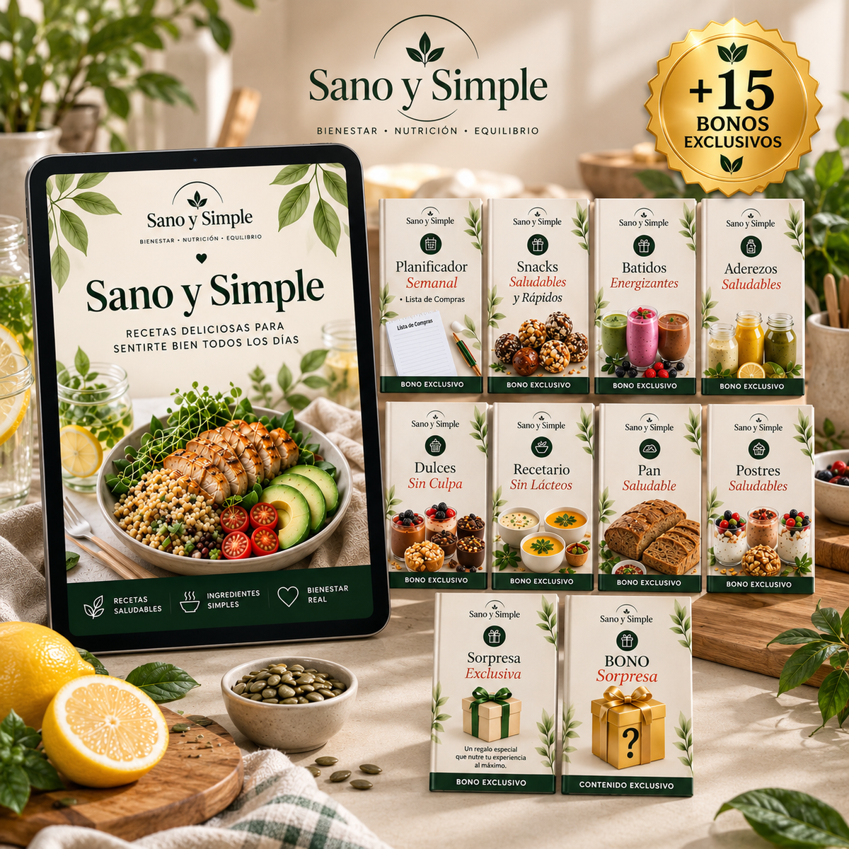Sano y Simple ™ | 500 Recetas saludables para una buena digestión